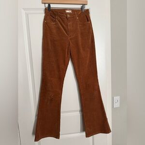 Kut from the Kloth Corduroy Rust Flare Jeans